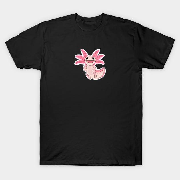 Baby Axolotl T-Shirt by snailmailstudio